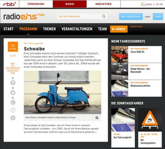 Screenshot - Der Sonntagsfahrer "Live im Park"